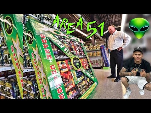 We Went To AREA 51 To Buy FIREWORKS 💥