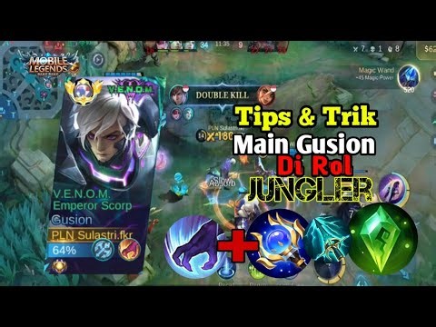 Tips dan trik main gusion di tol jungkir | mobile legend bang bang