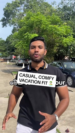 🚨Heading for a vacation this long weekend? Try this comfortable and classy fit 🏝️ Why this look works?? The polo adds subtle sophistication with a polished, relaxed vibe. The white shorts keep you fresh and breezy, while the slides bring that laid-back sporty comfort, while the colors of the Polo and shorts are also complemented by the color of the slides! Whether you’re soaking up the sun or grabbing a bite, this fit has you covered. 👌 #empirepolo #newbusinesscasual #fyp