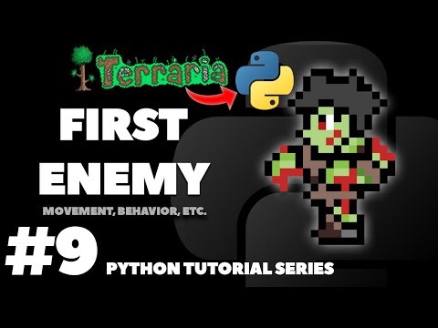 First Enemy | Coding Terraria in Python | Pygame tutorial Ep. 9