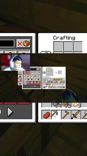 I MAKE A SECRET GLASS 🥂 IN MINECRAFT 💢👊 #minecraft #shorts