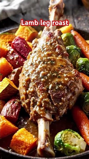 Lamb leg roast#Shorts#LambRoast#FamilyFood