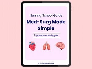 Medical-surgical Nursing School Study Guide - Etsy
