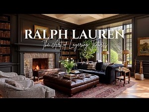 Ralph Lauren's Spring House The Art of Layering Textures