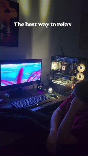 Cozy gaming setup #motionsetup #cozysetup