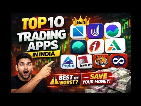 Top 10 Best Trading Apps in India 2025 🔥 | Beginners Se Pro Tak | Stock, Intraday, Option Trading