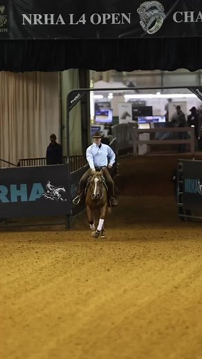 We were so happy with our gelding, Lil Ruff Trash in the Open Preliminaries today. Good boy Adam. | Beckley Reining
