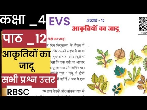 Chapter 12 | Class 4 EVS | आकृतियों का जादू | सभी प्रश्न उत्तर । RBSE | Question Answers | rbsc