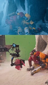 1.6M views · 7.1K reactions | BTS vs The Shot: Ronin 2 in virtual production for an immersive experience. ❄️  Produced by Jazz Productions (‪@jazzproductions) VFX/CGI by Qi Studios (@qi.animate) Concept/Director: Aneel Neupane (@aneelneupane) Executive Producer: Punam Shakya (@punam_shakya) DOP/Editor/Colorist: Srijan Prajapati (@srizzan) | DJI Ronin | Facebook