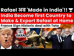 India sign historic deal with France, Rafael fighter jet to be made & Export by India | Shubhendra