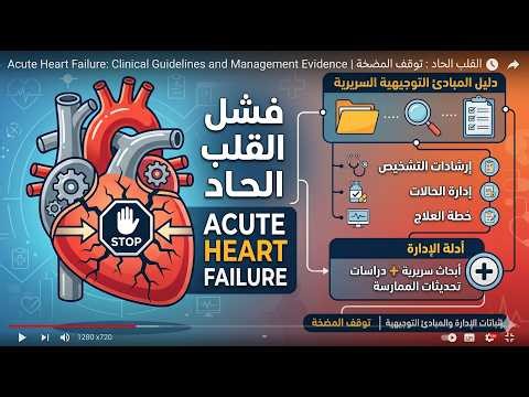 فشل القلب الحاد : توقف المضخة | Acute Heart Failure: Clinical Guidelines and Management Evidence