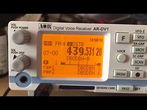 AOR AR - DV1 - DSTAR Test DB0DBN