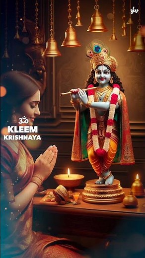 ✨ POWERFUL Krishna Beeja Mantra ✨ ॐ Kleem KRISHNAYA Namah | Nonstop Meditation Mantra #krishna
