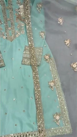 Đěsigner Party Wear Look Pur Natural CrepeTop& Farshi Palazzo With Dupatta set#shortsfeed #viral