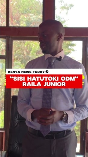 “Sisi hatutoki ODM” — Raila Junior sends strong message to ODM supporters #kenyapolitics
