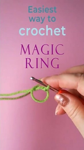 The best magic ring to start crochet
