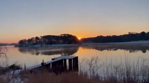 Hot Springs sunrise on Lake Hamilton