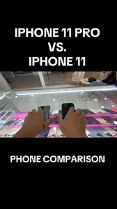 4.4K views · 18 reactions | IPHONE 11 PRO VS. IPHONE 11 PHONE COMPARISON #greenhills #fyp #fypシ゚viral #megasale #greenhillsshoppingcenter #short #thejvlogstories #budgetmeal #iphones #reel #iphones #iphone11pro #iphone11 | The j Vlog Stories | Facebook