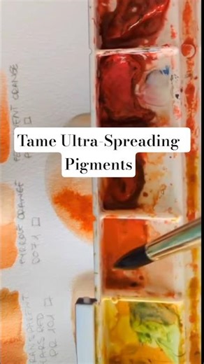 Watercolor CHAOS? One Simple Change Stops Pigment Over-Dispersion Instantly! #watercolortips