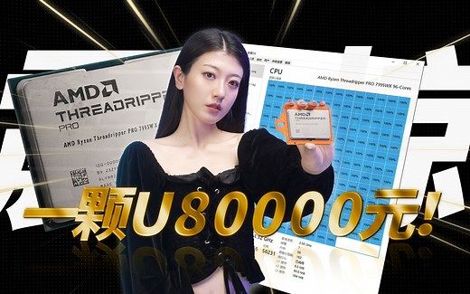 【硬核干货横评】地表最强工作站CPU! 96核192线程TR PRO 7995WX及全系首发尝鲜测评！