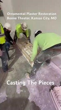 Ornamental plaster restoration 2, Kansas City MO