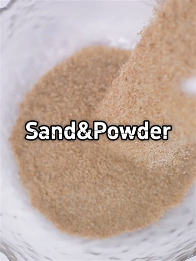 Creating Unique Slime with Sand and Powder