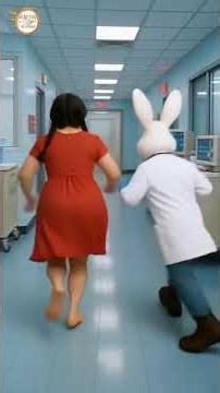 ❤ Evolution of animal Dr. Rabbit in ✅ pregnant woman 🥰 with his hospital room #shorts #cute #rabbit