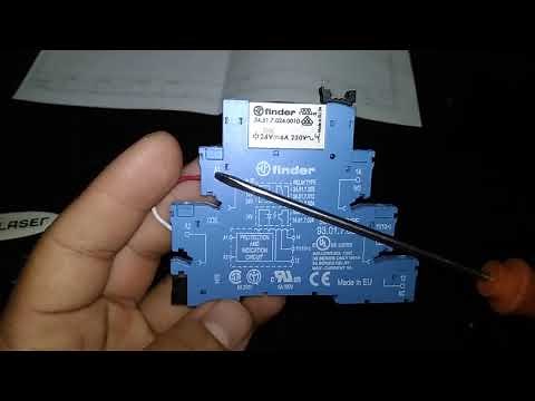 Relé Finder 24Vcc