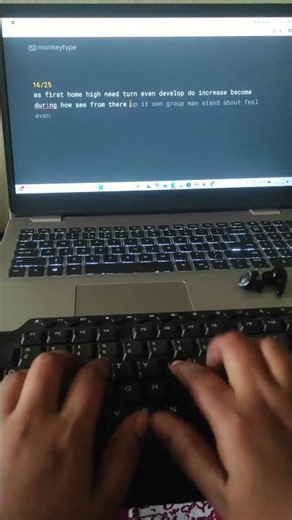 ⌨️ 53 WPM Typing Speed Test | Daily Typing Practice 🚀 #shorts #trendingshorts #trendshorts #trend