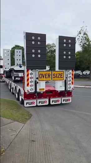 FWR X REcivil 🔥 New FWR Quad Axle Low Loader & 3 Axle Dog trailer heading off to Victoria! #trailer