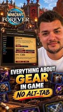 🔥This WoW Forever Addon Shows Your BEST Gear at ANY Level! (No Alt-Tab) #wowforever #worldofwarcraft