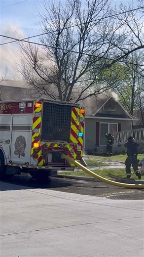 Structure fire response on scene pictures, and photos and video