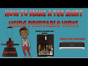 Making a Bitmoji Shirt Using A Cricut Air 2 Machine