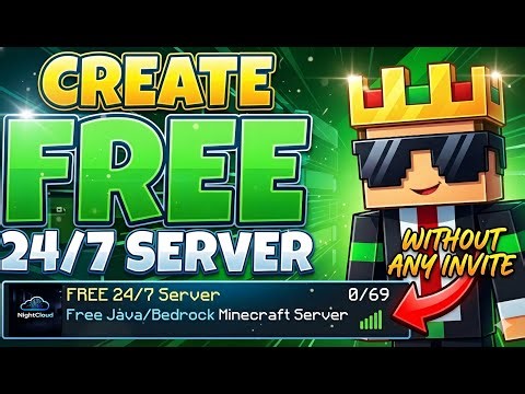 How To Make Free Minecraft Server 24x7 | Free 24/7 Minecraft Hosting😇