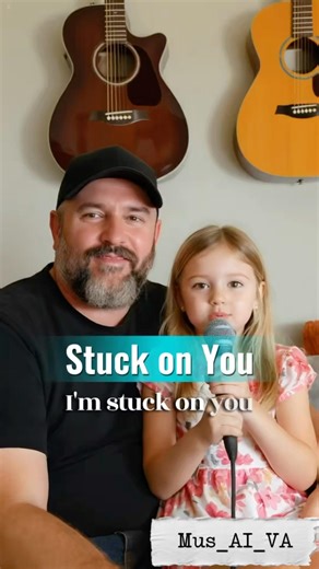 Stuck On You 🎤❤️Dave Fenley | Lionel Richie #stuckonyou #coversong #singing #fatherdaughter #fypシ゚