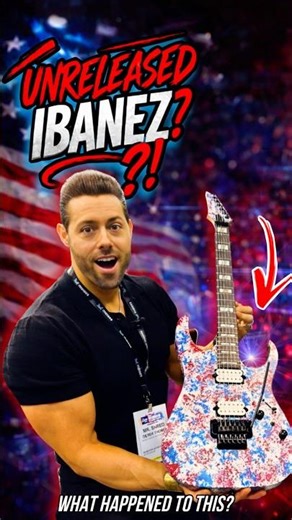 ‼️Mystery Anniversary Ibanez guitar BLOWS MINDS and then disappears?!😱 | Namm 2026 |