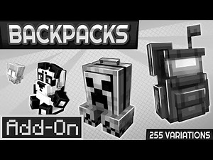 [OLD] Backpacks Add-On - Minecraft Bedrock Marketplace Trailer