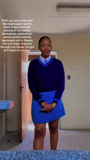 POV: Writing Your First Matric Exam 3 Days After Your Mom Passed