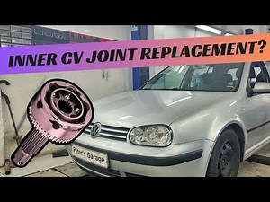 VW Golf 4 Inner CV joint and CV boot replacement