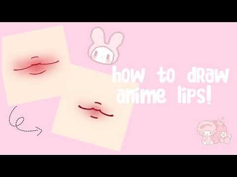How to draw anime lips in Ibis Paint X👹