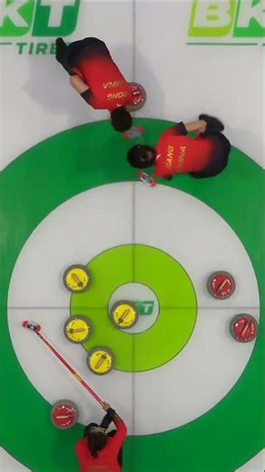 Dramatic finish in the extra end #curling