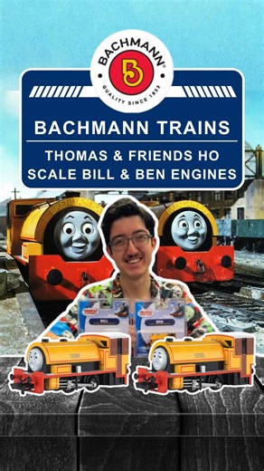 Thomas Tuesday! Calling all Thomas fans! Christian is here to show you Bachmann Trains USA Thomas & Friends HO Scale Bill & Ben engines! Get yours now! 🚂 Order Now: TrainWorld.com Bill: https://www.trainworld.com/bachmann-58805-bill-w-moving-eyes-bachmann-58805.html Ben: https://www.trainworld.com/bachmann-58806-ben-w-moving-eyes-bachmann-58806.html Song Credit: Lovadev Music - YouTube #trains #train #modeltrain #modelrailroad #railfans #railfans_of_instagram #railfanning #trainworld #trainland
