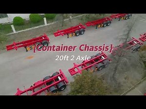 Efficiency Unleashed: 20ft 2 Axles Container Chassis Displayed!