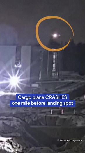 DHL Cargo Plane Crash Near Vilnius Airport