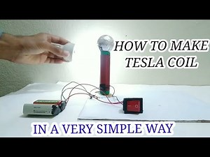 How to make Tesla coil at home || Wireless power transfer | Mutual Induction.
