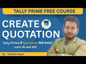 Create Quotation In Tally Prime || Tally Prime मैं Quotation बनाना सीखे || Tally Prime Tutorial