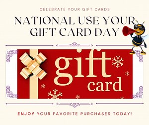 ✨ Don’t Let Them Go to Waste! ✨ January 15 (tomorrow) is National Use Your Gift Cards Day, and it’s the perfect reminder to check your wallet, junk drawer, or that “safe spot” you put them in! 💳 Whether it’s a coffee shop treat, a local boutique splurge, or a night out at your favorite restaurant, those gift cards are just waiting to make your day a little brighter. Make plans now to enjoy them this week and support local businesses while you’re at it! 🌟 Tag a friend who needs this reminder an
