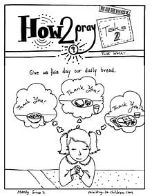 "Our Daily Bread" Coloring Page