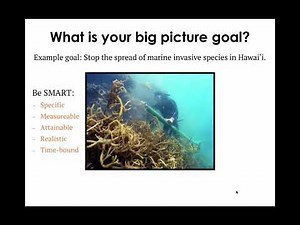 Video 3: Setting a goal & objectives