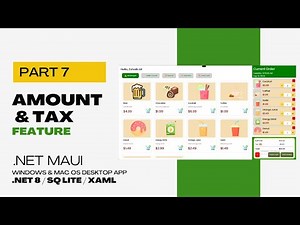 Part 7: Building a Restaurant POS Desktop App with .Net MAUI | Step-by-Step Tutorial by Zohaib